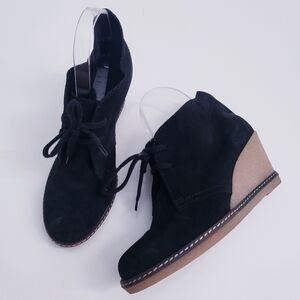 J.Crew Macalister Wedge Ankle Suede booties